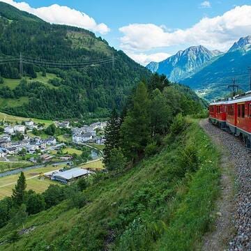 Rhaetian Railway in the Albula / Bernina Landscapes image 6
