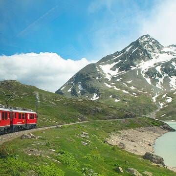 Rhaetian Railway in the Albula / Bernina Landscapes image 5