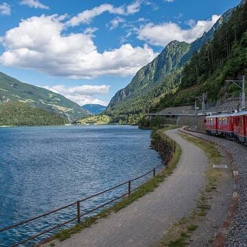 Rhaetian Railway in the Albula / Bernina Landscapes image 8
